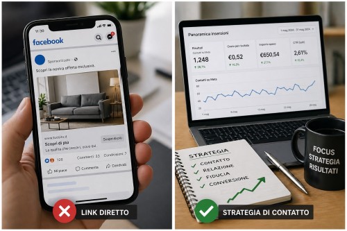 Facebook Ads, perché il link diretto converte men...